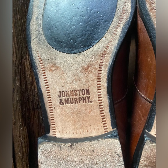Johnston & Murphy Men’s Cognac Leather Loafers